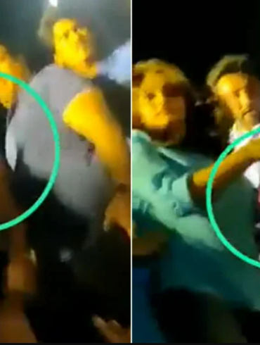 slipper attack at Darshan