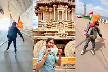 Bihar youth skates all the way to Hospet on cross-country journey across India
