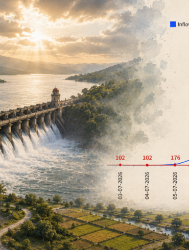 TB Dam Sees Rise in Inflow, Bringing Hope to Farmers