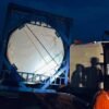 Wind Turbine Wing Blocks National Highway-50 near Near Hospet Tunnel