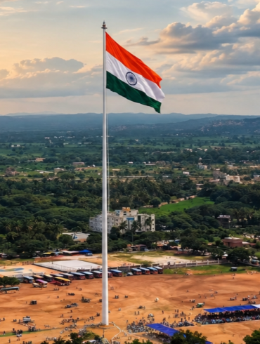 405-foot Hosapete flagpole completes Independence Day hoisting without glitches
