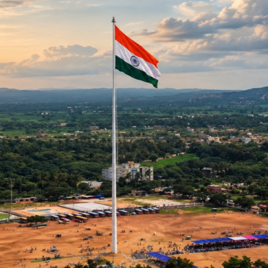 405-foot Hosapete flagpole completes Independence Day hoisting without glitches