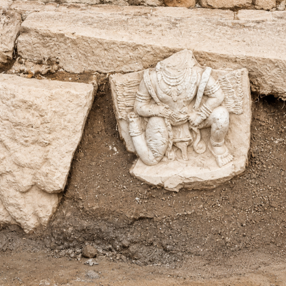 Archaeologists Uncover Rare Sculptures Near Hampi Temple