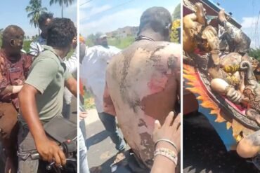 Electric Shock Injures Two as Ganesh Idol Transported on Tractor Near Hospet