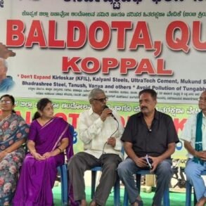 Prakash Raj Extends Support to Anti-Pollution Protest in Koppal