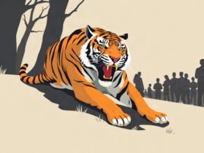 Six-year-old tiger roams Tembha forest in Koppar, killing over 20 livestock