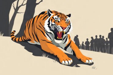 Six-year-old tiger roams Tembha forest in Koppar, killing over 20 livestock